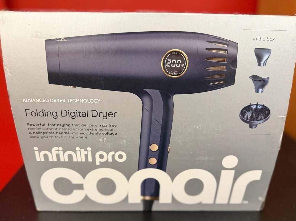 InfinitiPRO by Conair DigitalAIRE 2.0 Folding Digital Hair Dryer Model 1000L